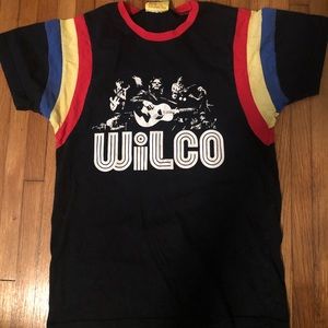 Wilco Band Tee vintage stripes - Women’s Small